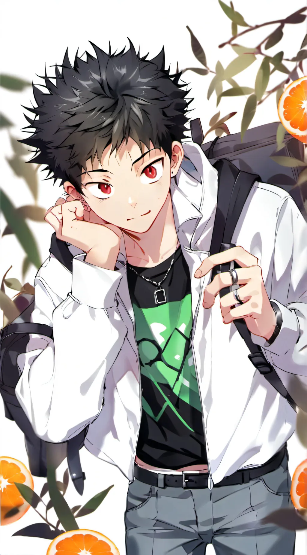 ai character: gon freecss  background