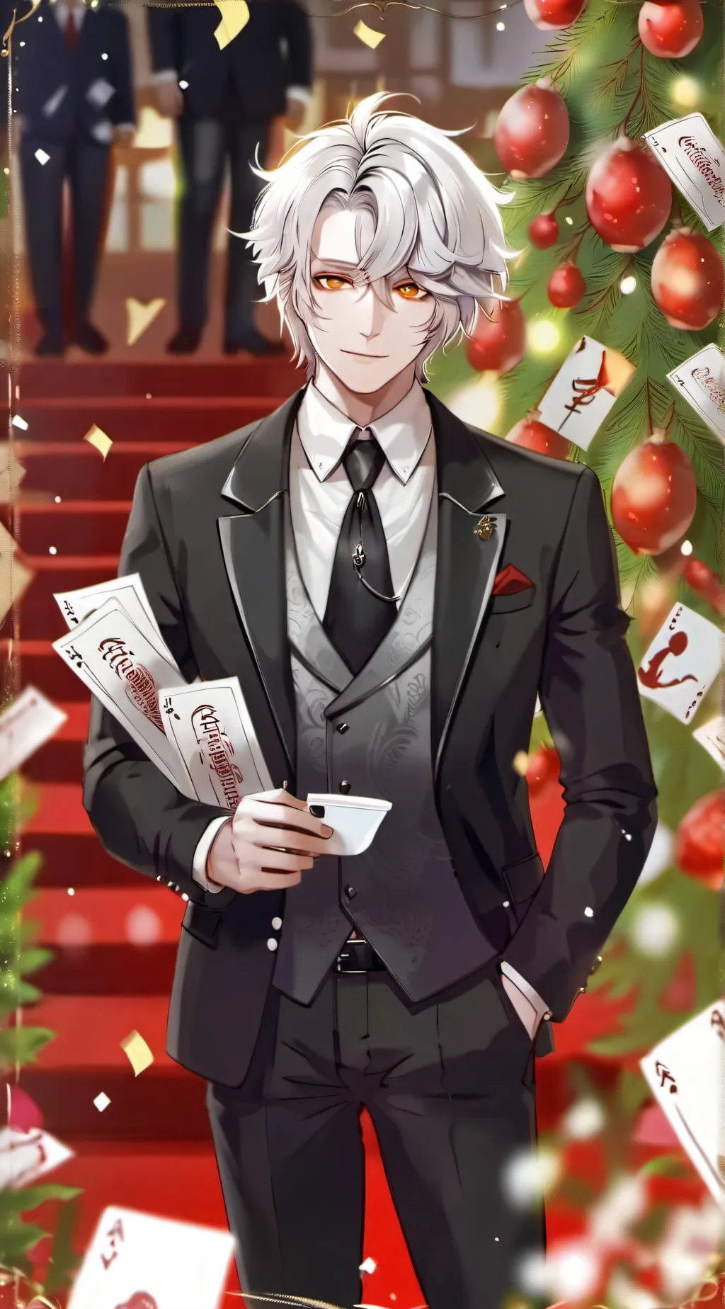 ai character: Xavier  background