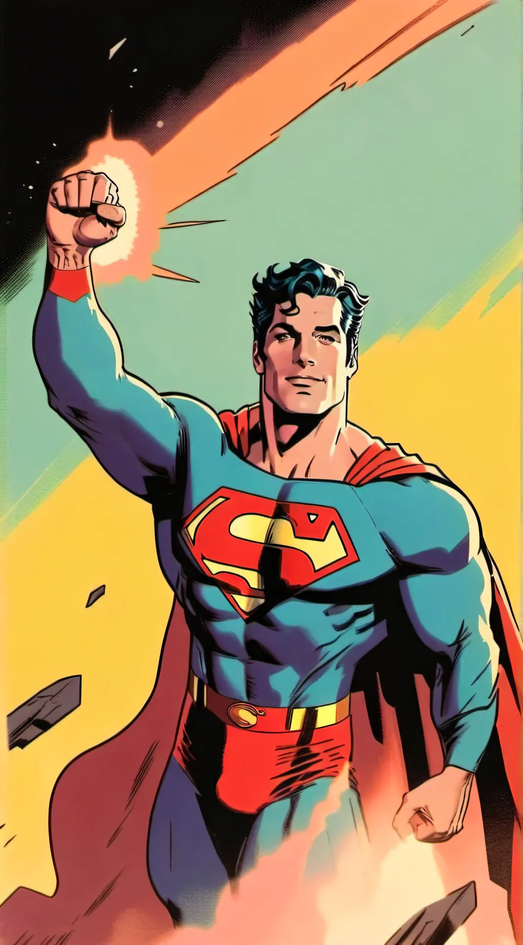 ai character: superman background