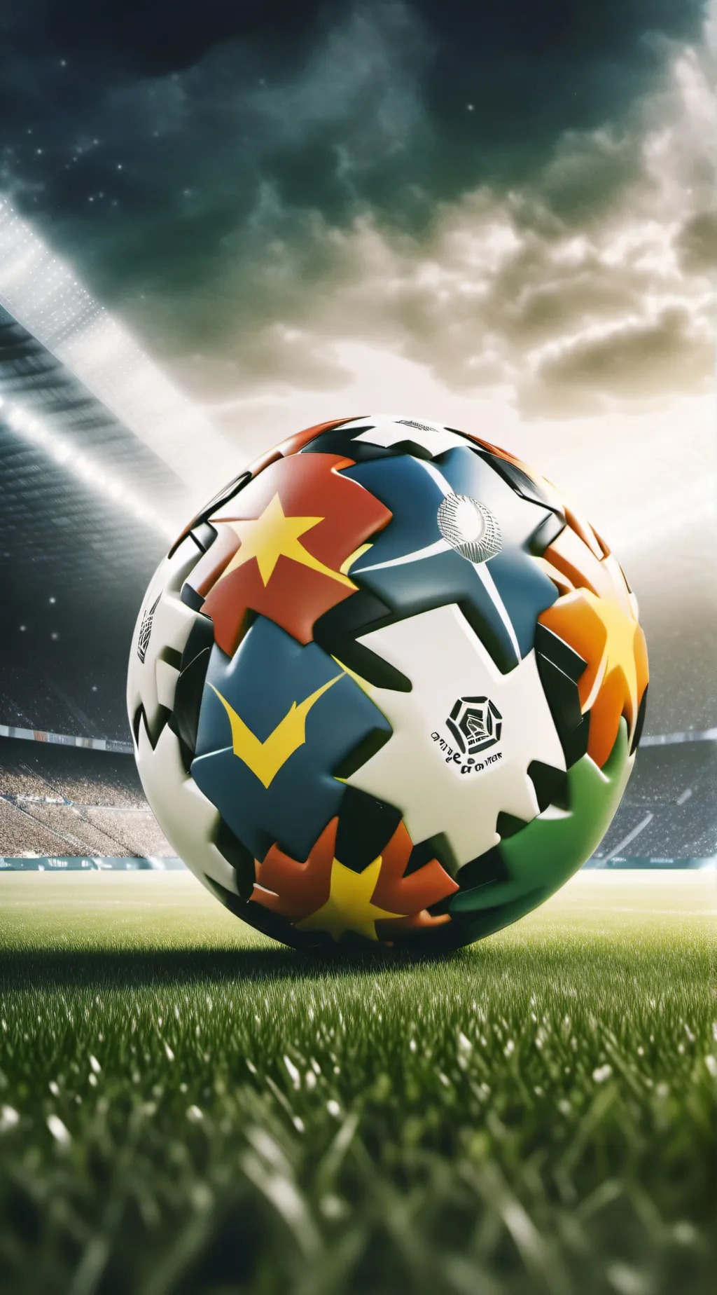 ai character: Euro 2024 Final background