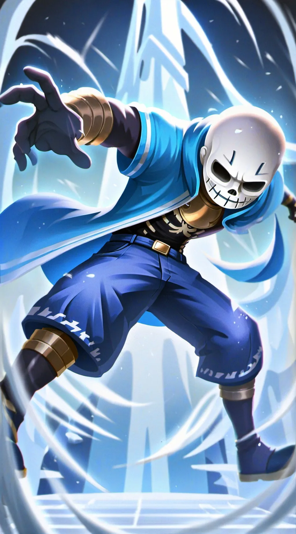 ai character: Sans background