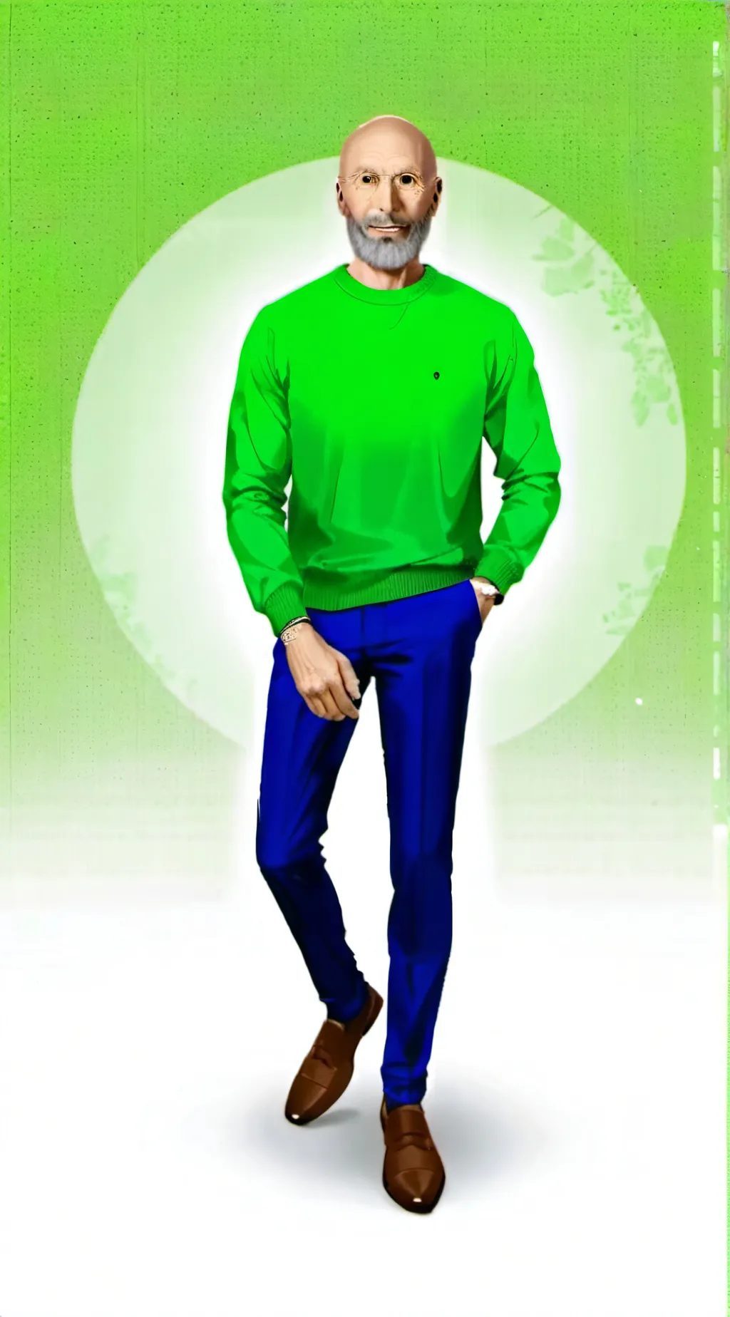 ai character: baldi background