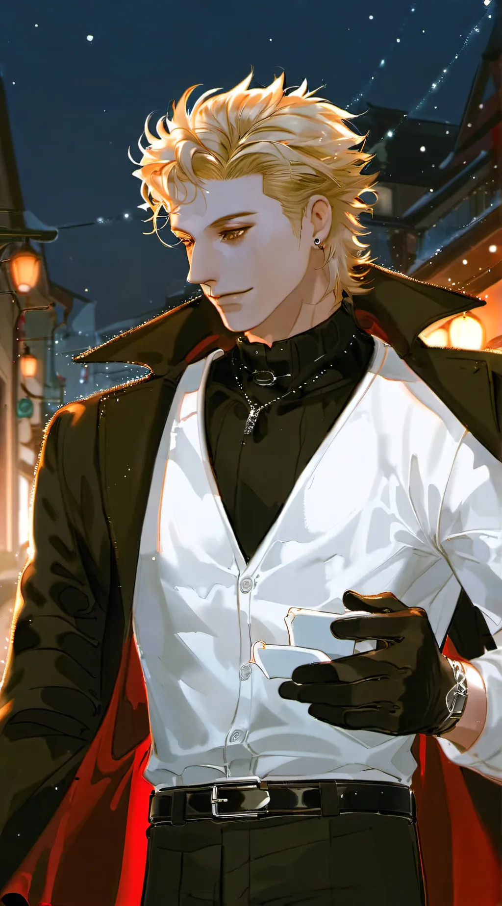 ai character: Lorenzo  background