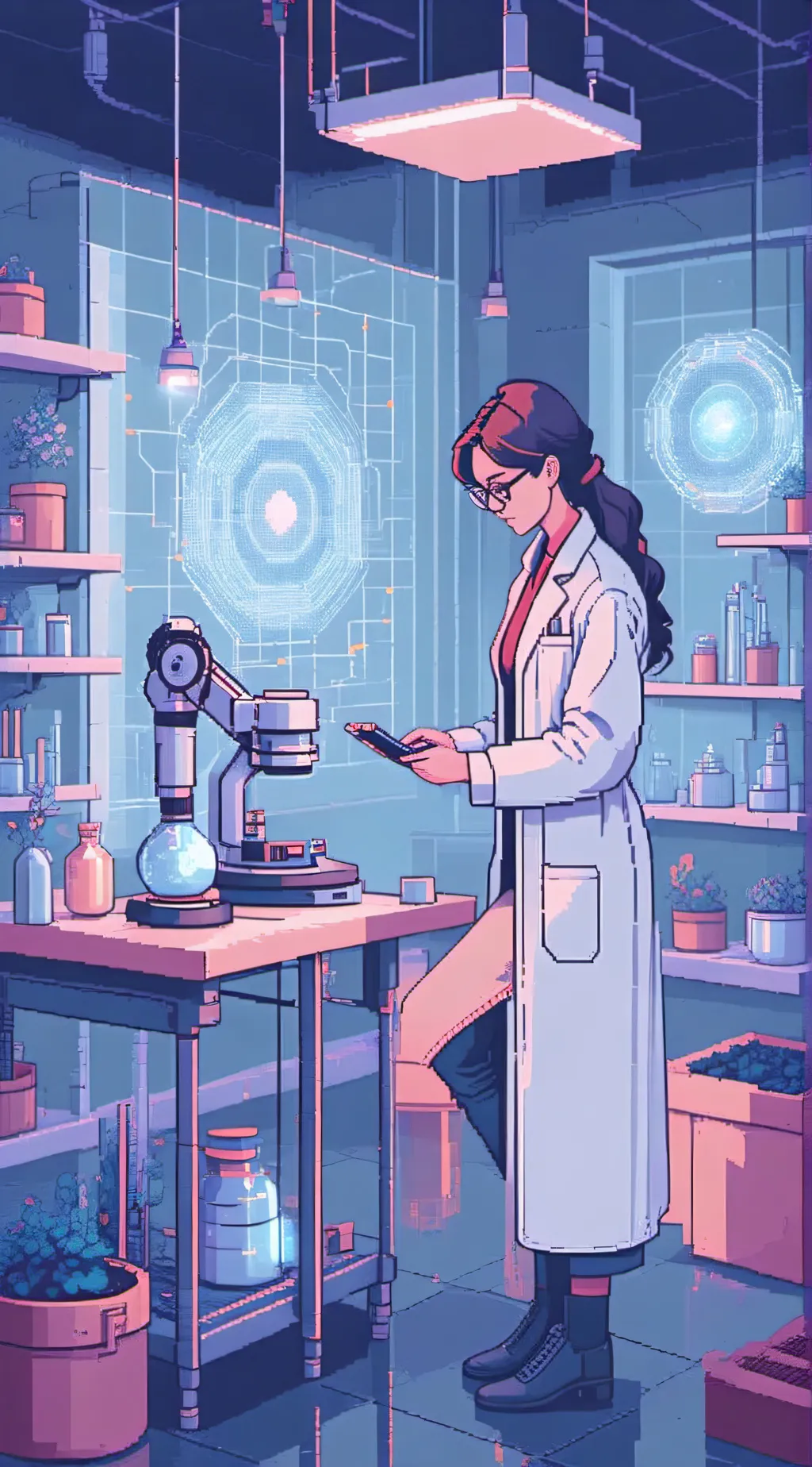 ai character: sofia  background