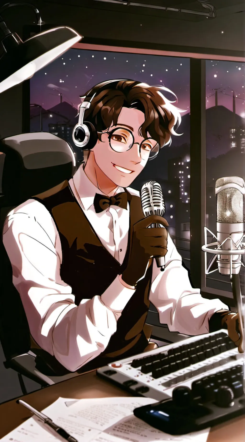 ai character: Alastor Hartfelt background