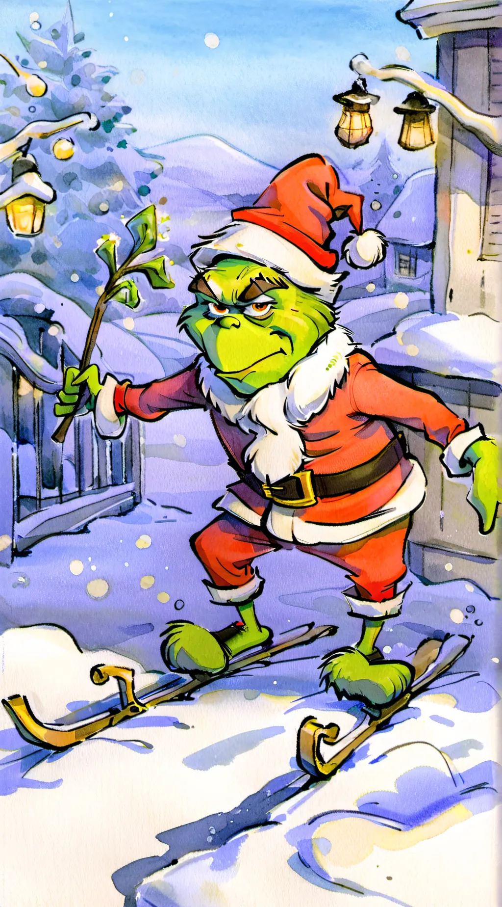 ai character: grinch background