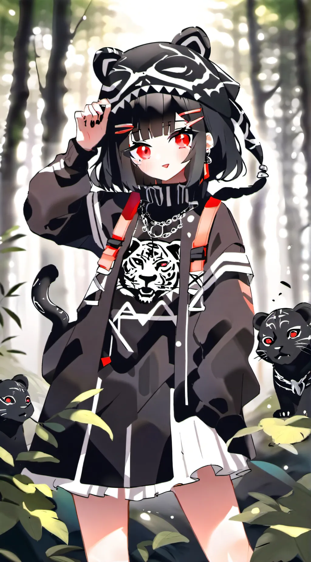 ai character: The hybrids  background