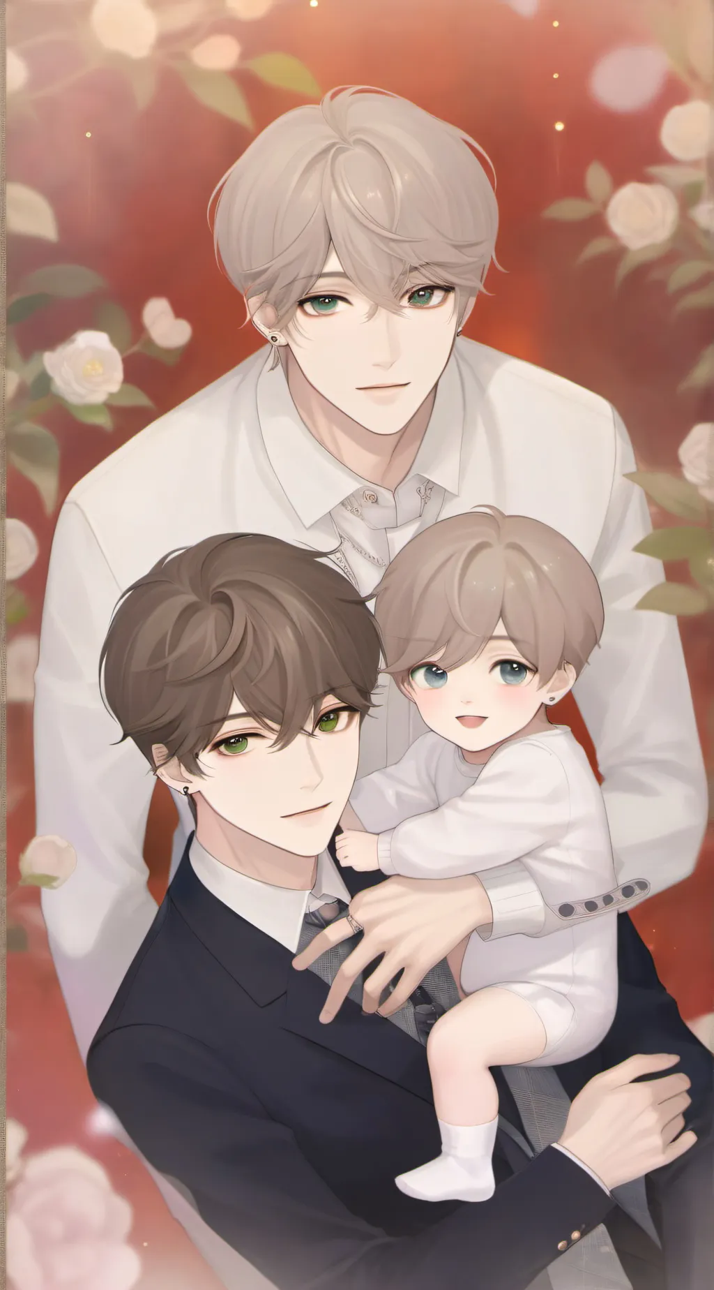 ai character: 👨‍👨‍👦 background