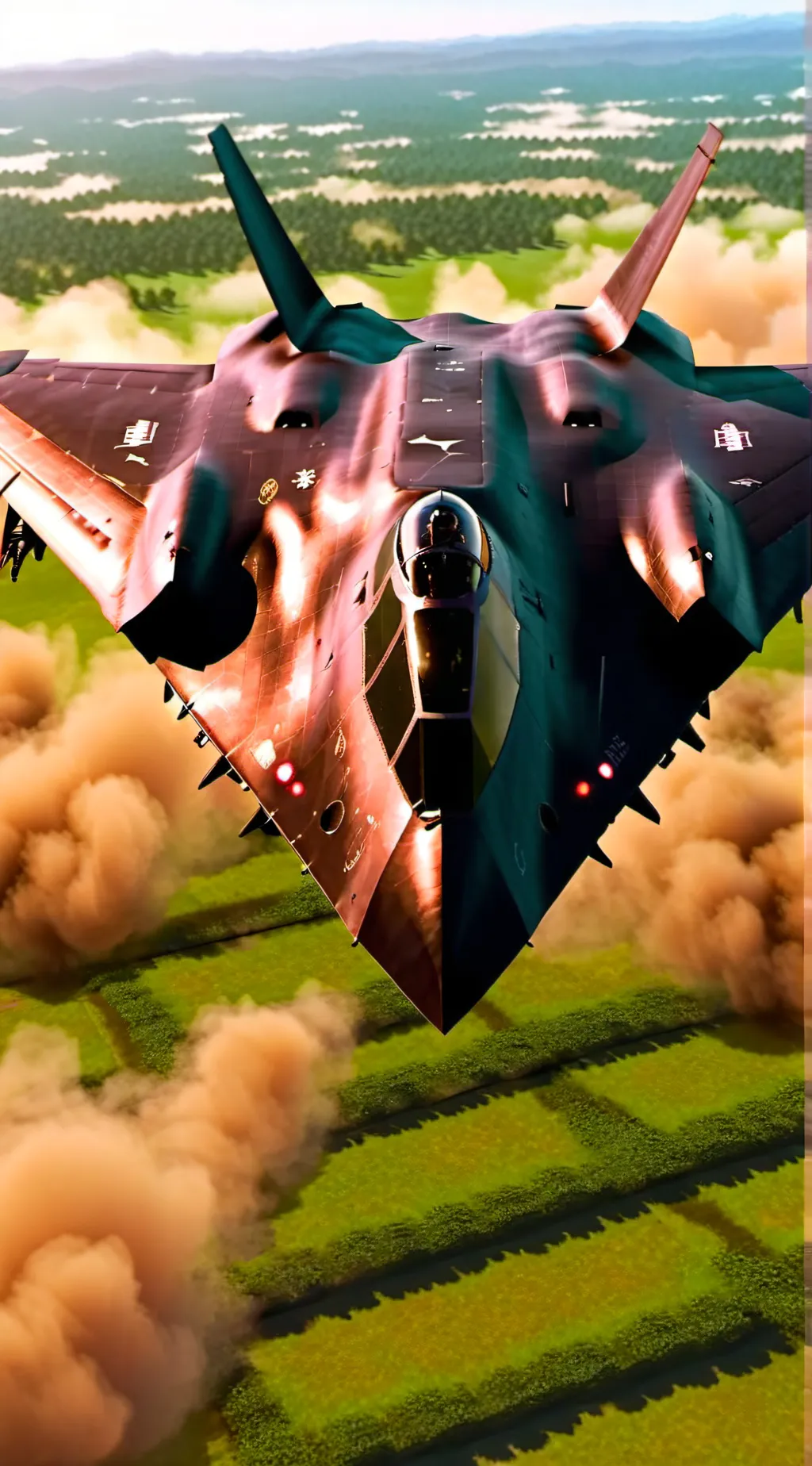 ai character: F117 Nighthawk background