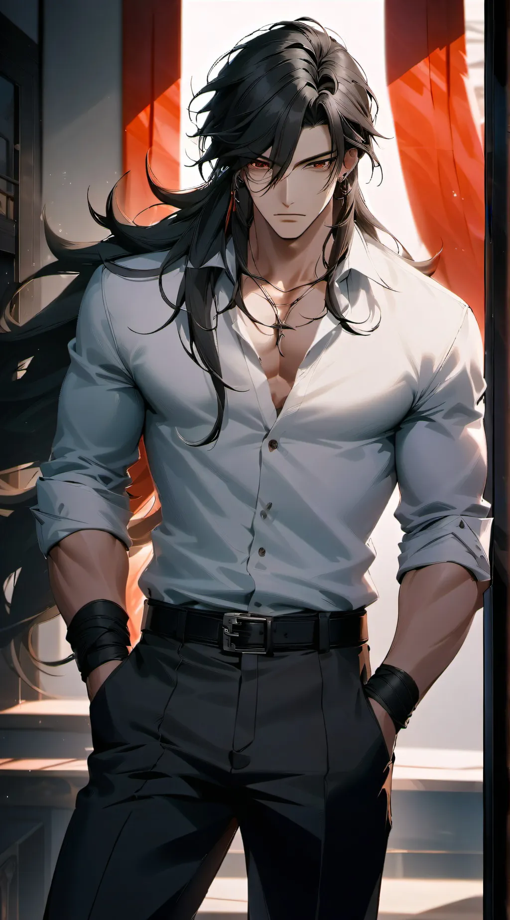 ai character: Zack  background