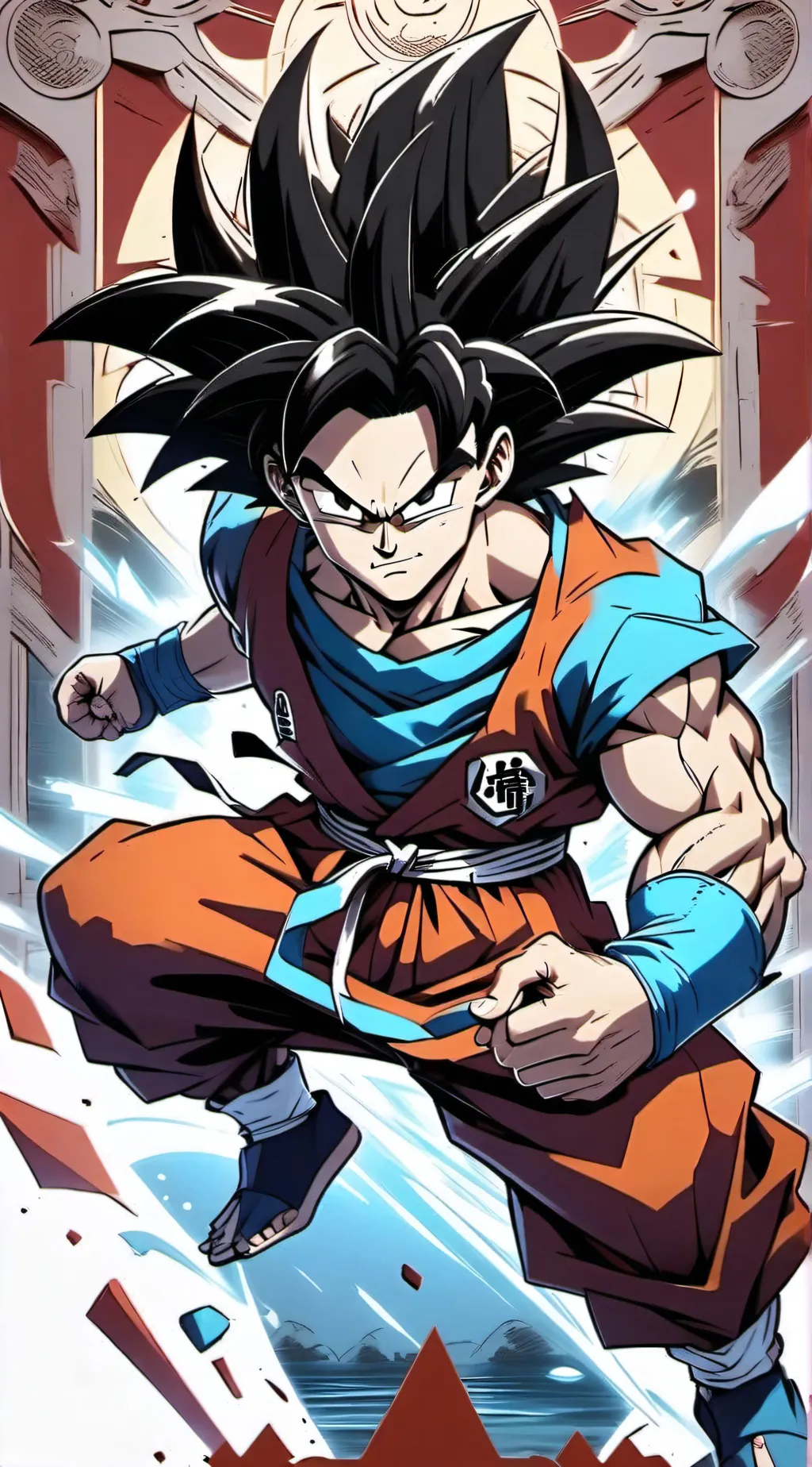 ai character: Son Goku background