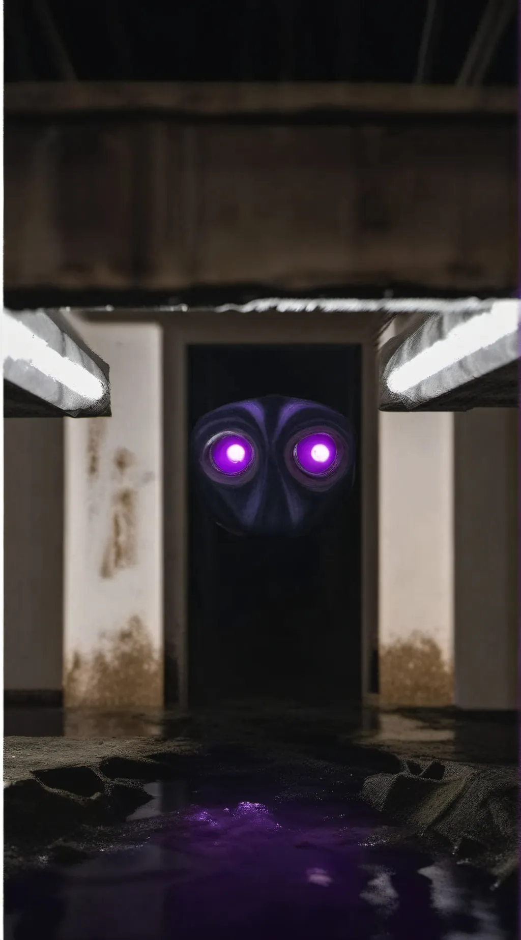 ai character: Purple background