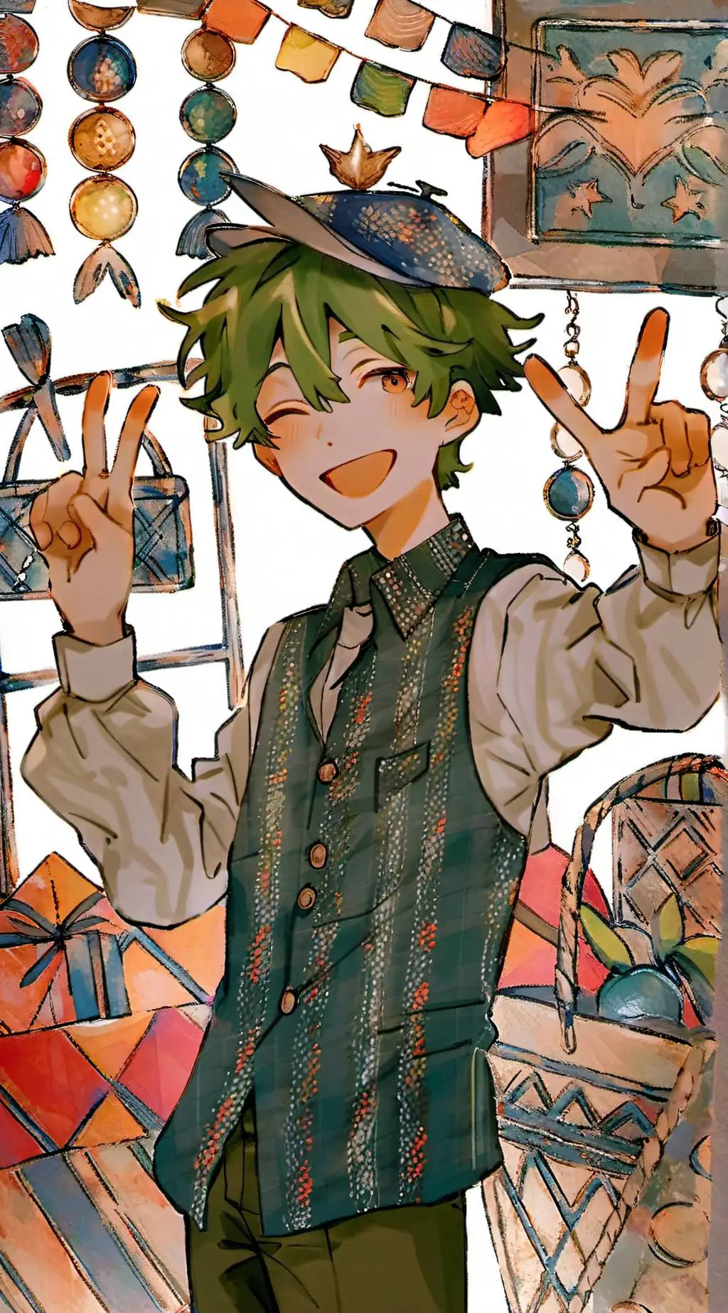 ai character: Key background