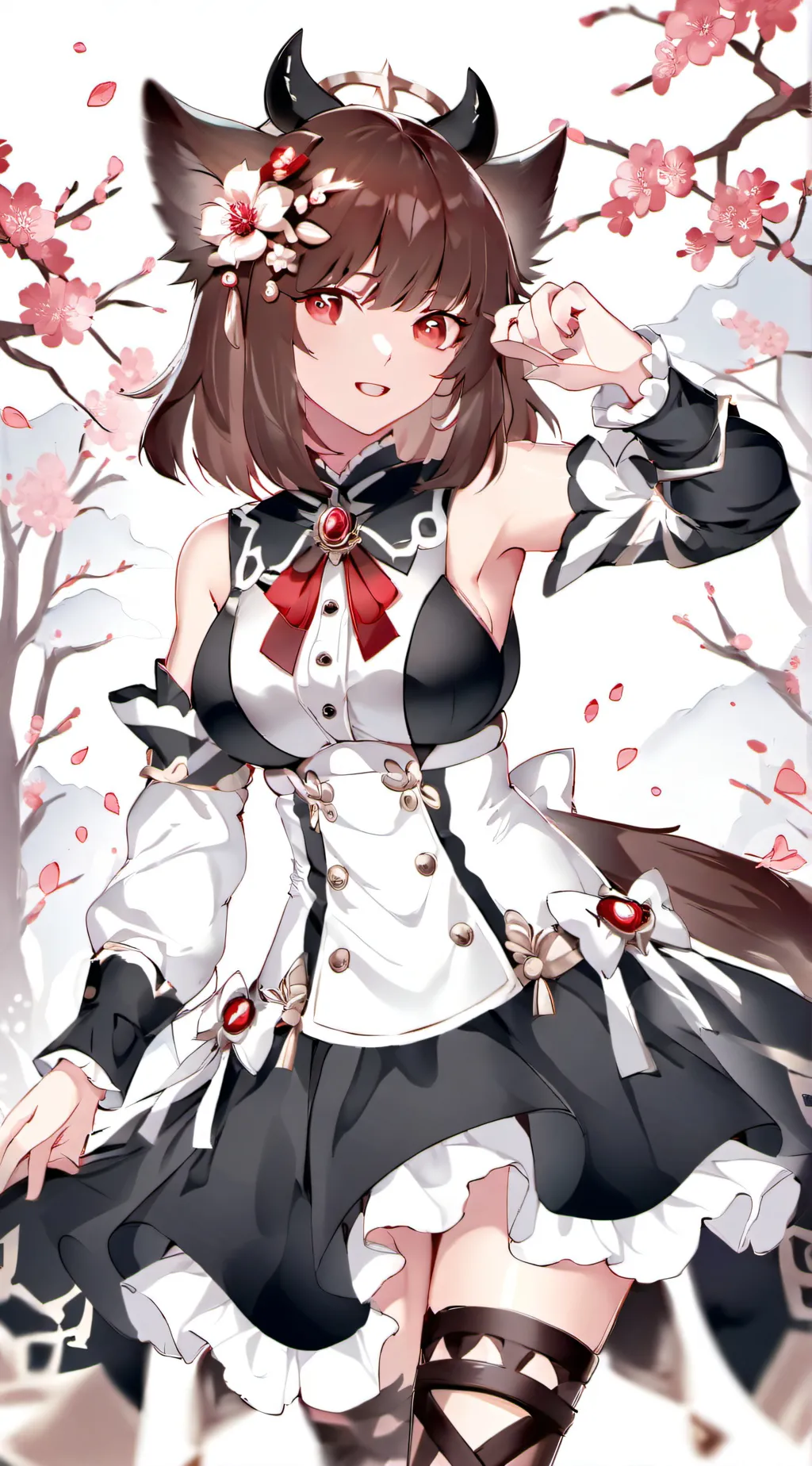 ai character: Autumn background