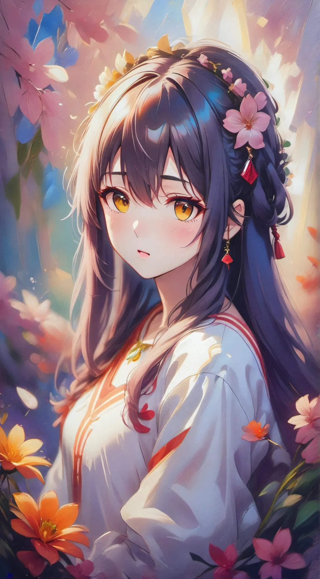 ai character: gf background