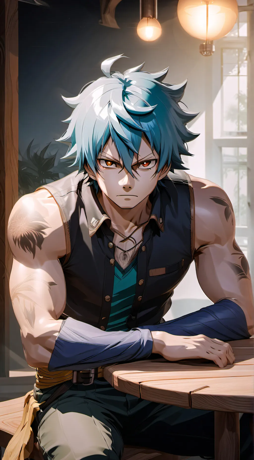 ai character: ❤️‍🔥Denki❤️‍🔥 background