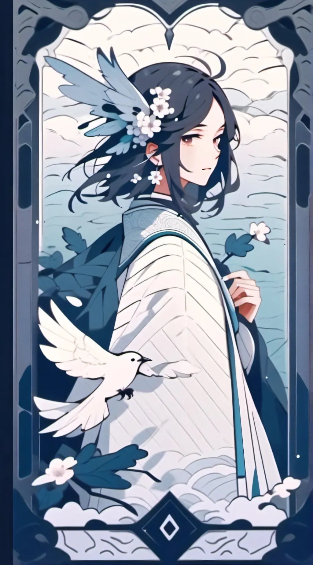 ai character: Husks fur background