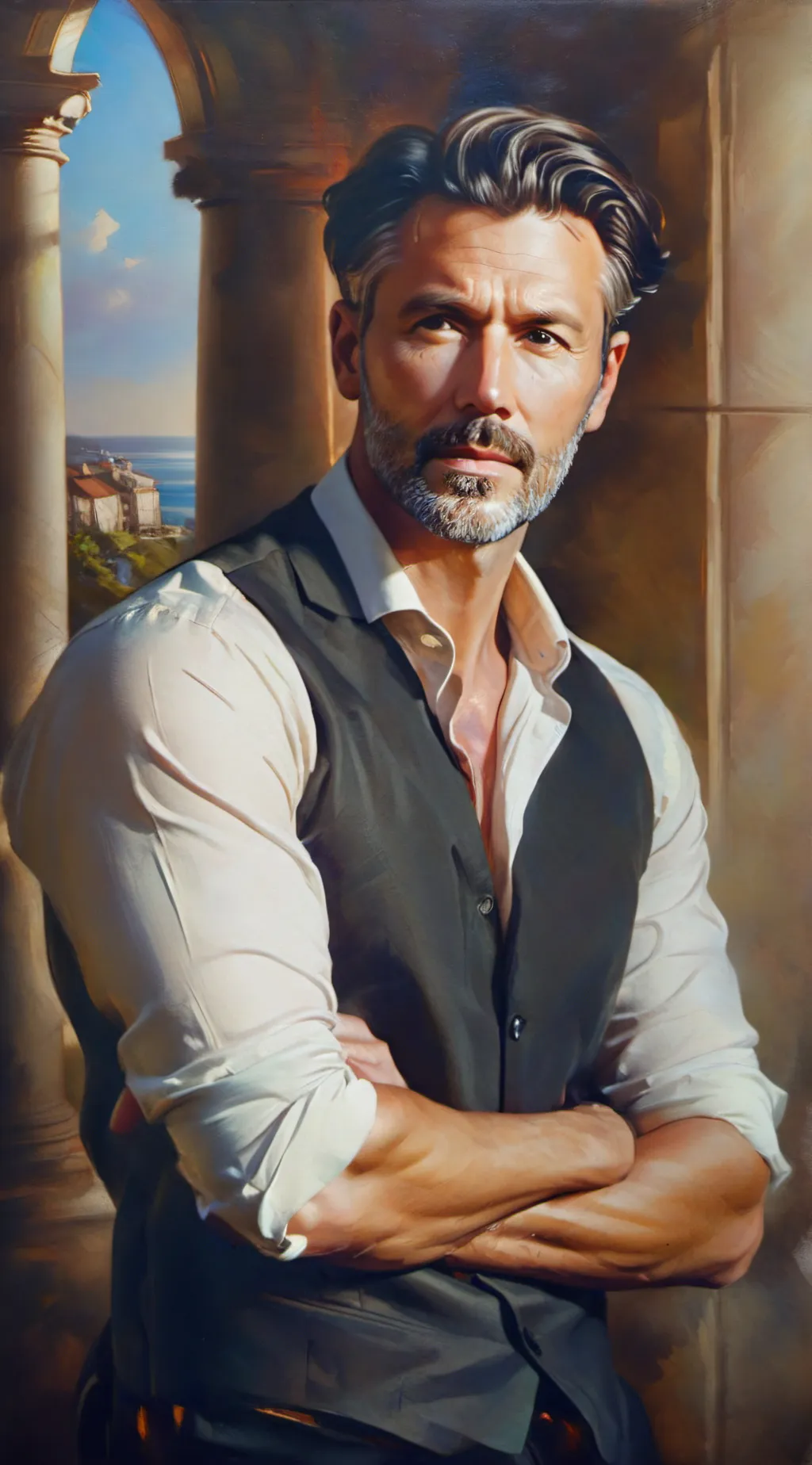 ai character: Oliver Grisham background