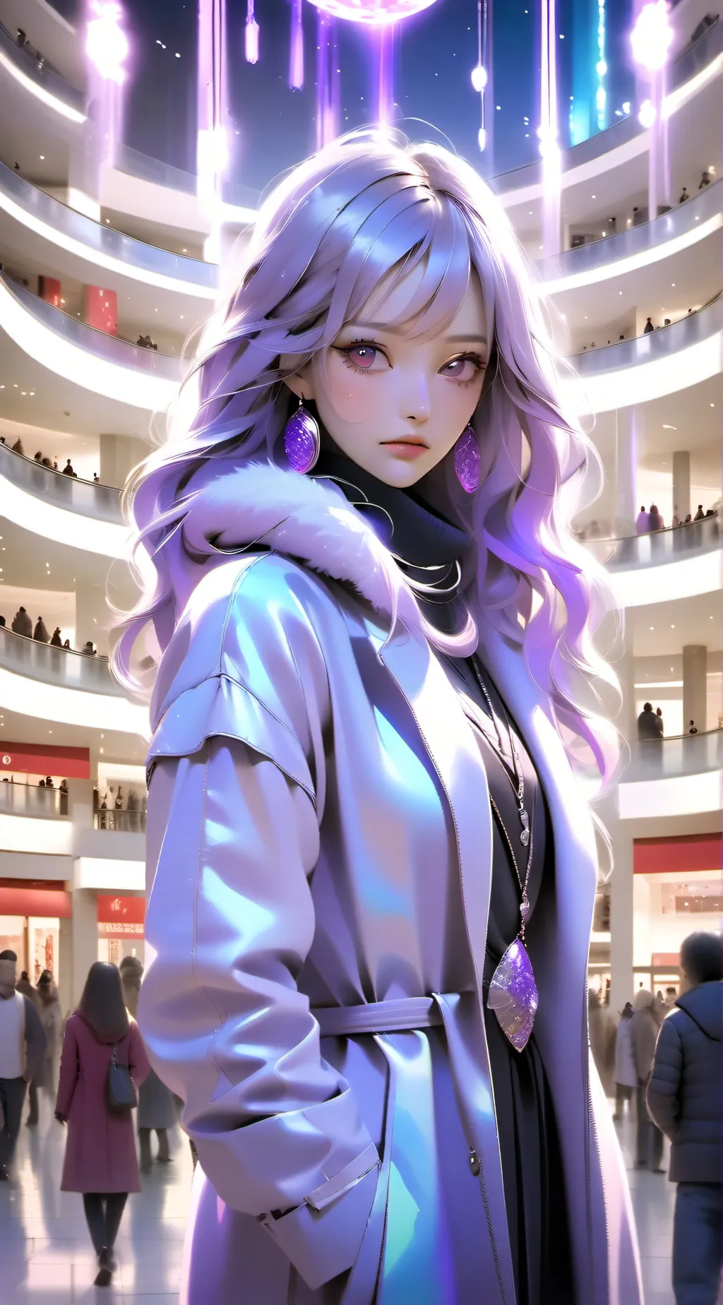 ai character: mikha  background