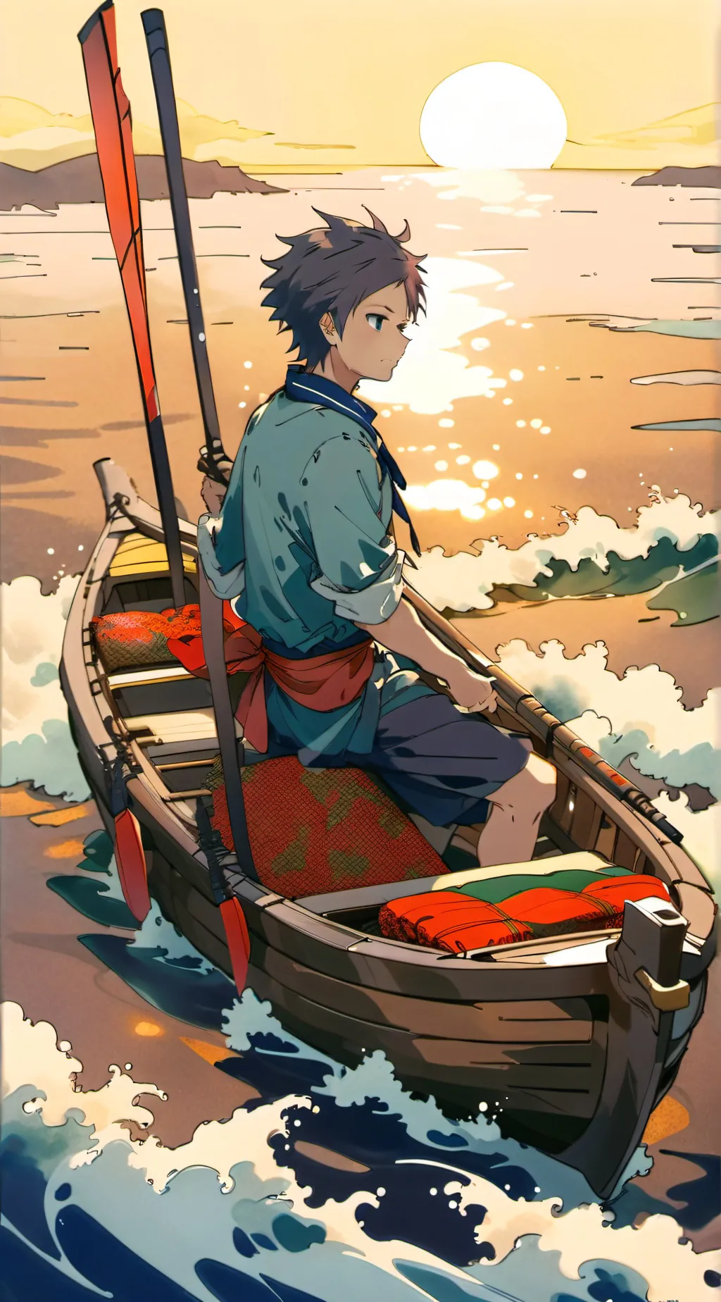 ai character: hikari background