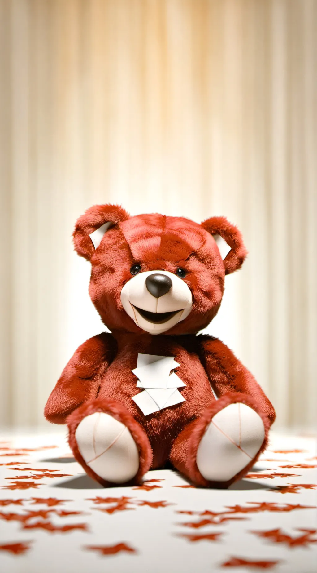 ai character: smiling critters f background