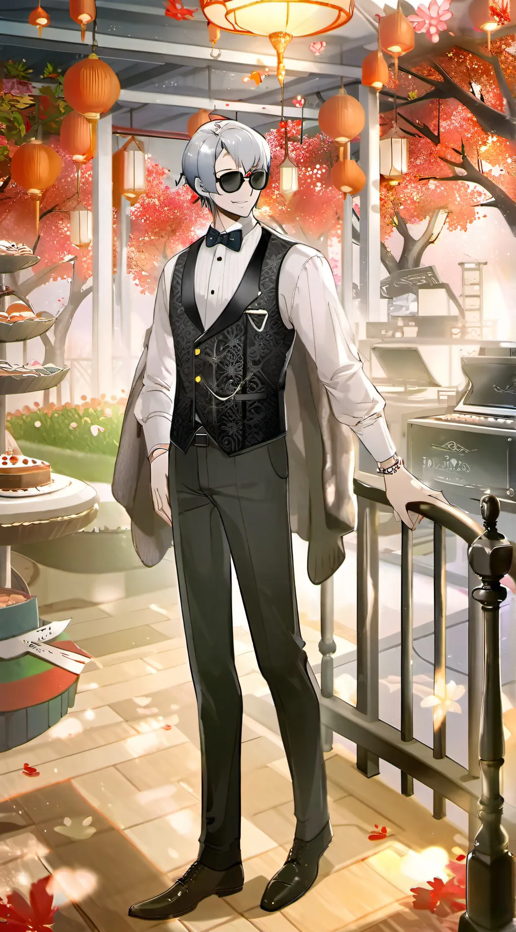 ai character: Mr. Puzzles background