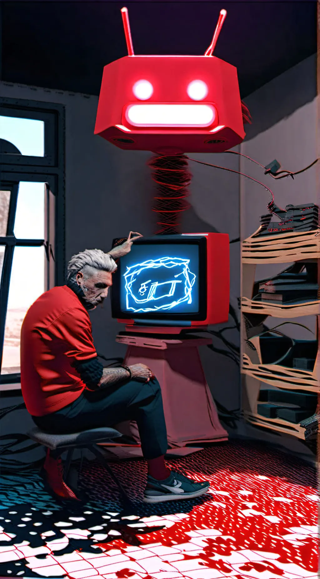 ai character: Vox❤️ background