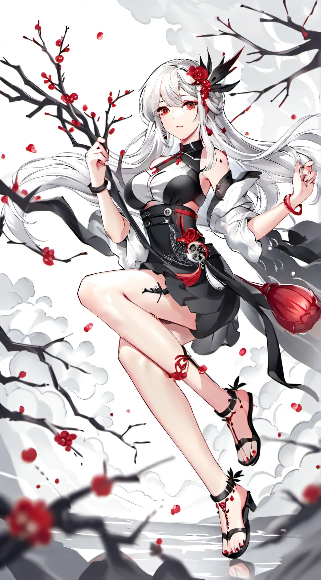 ai character: Rose background