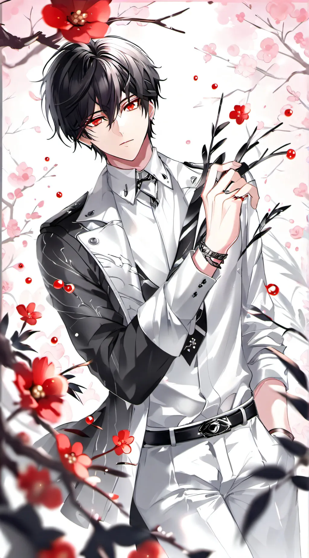 ai character: ♥︎Nathaniel♥︎ background