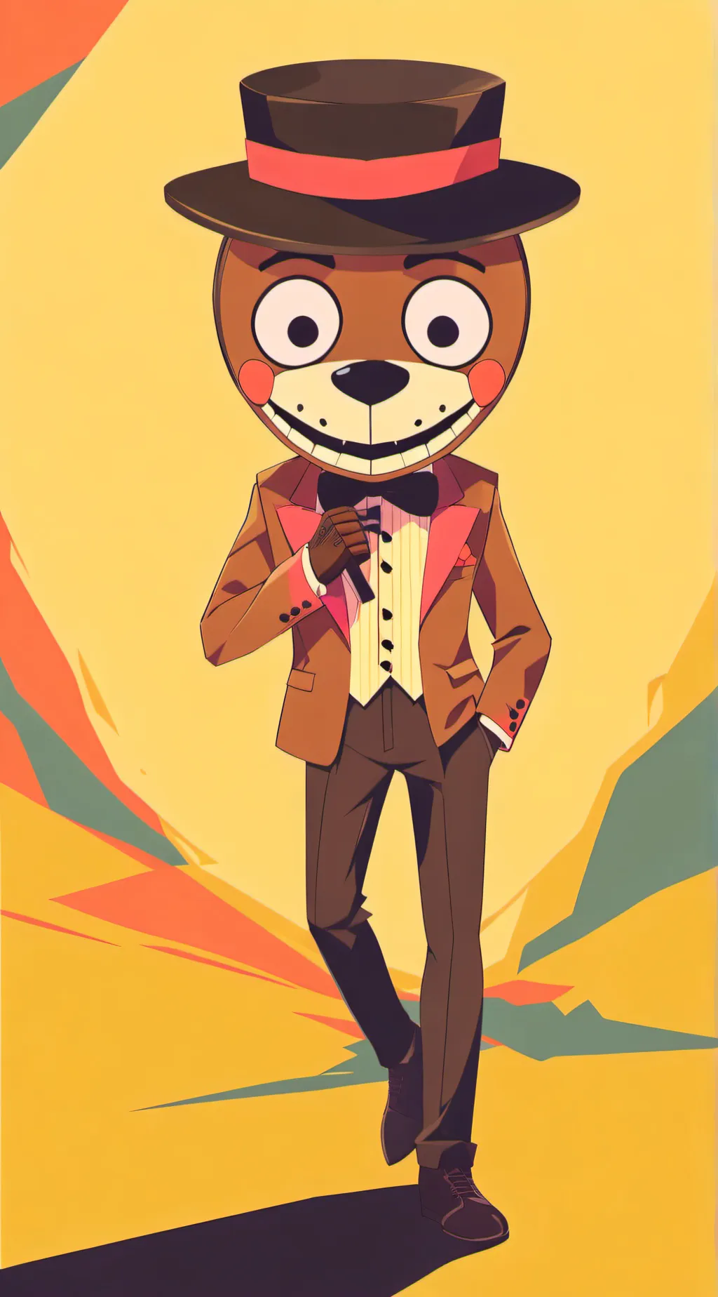 ai character: FNAF 1 background