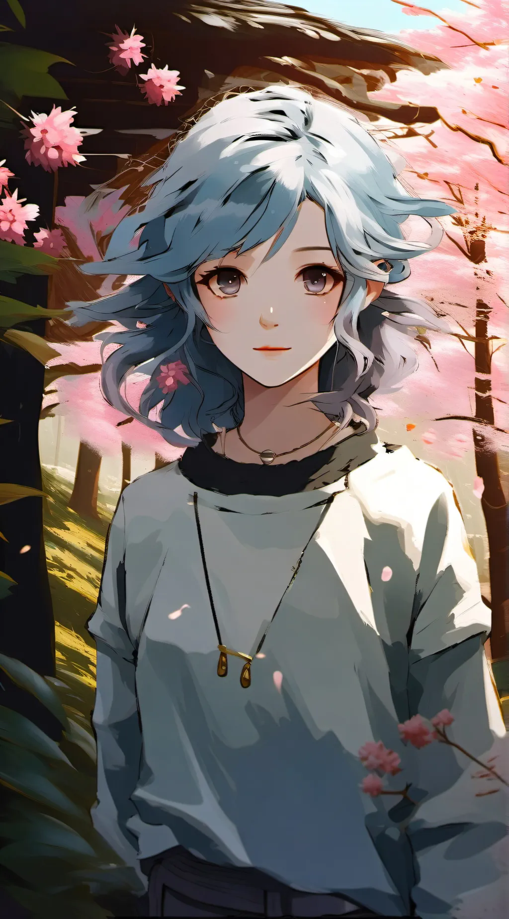 ai character: demon slayer  background