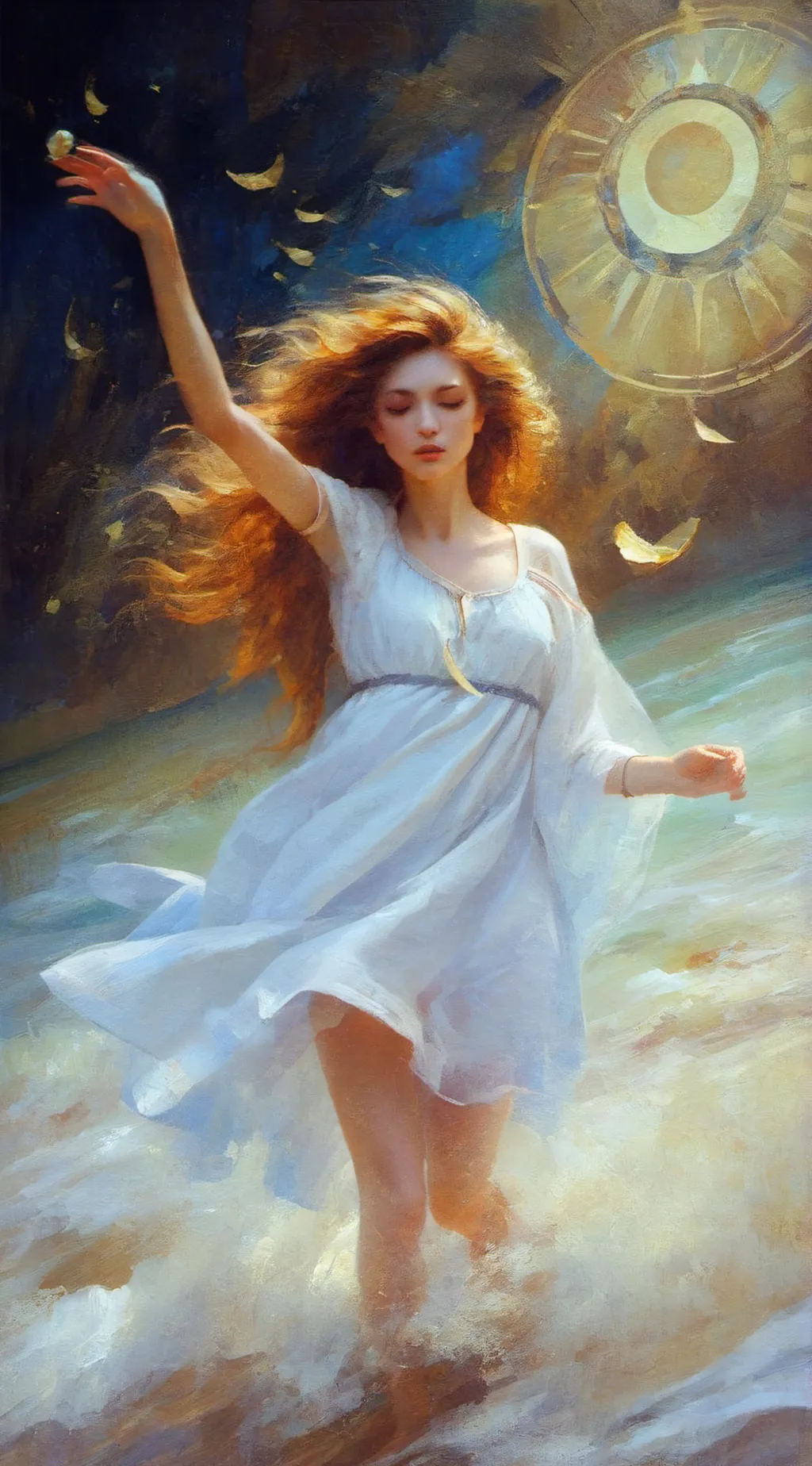 ai character: Zodiac signs background