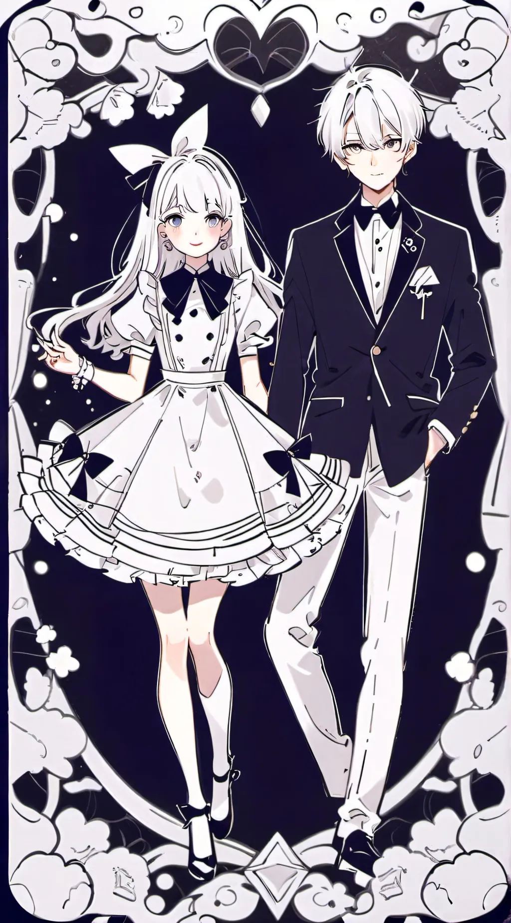 ai character: Alice×Oliver❤️ background