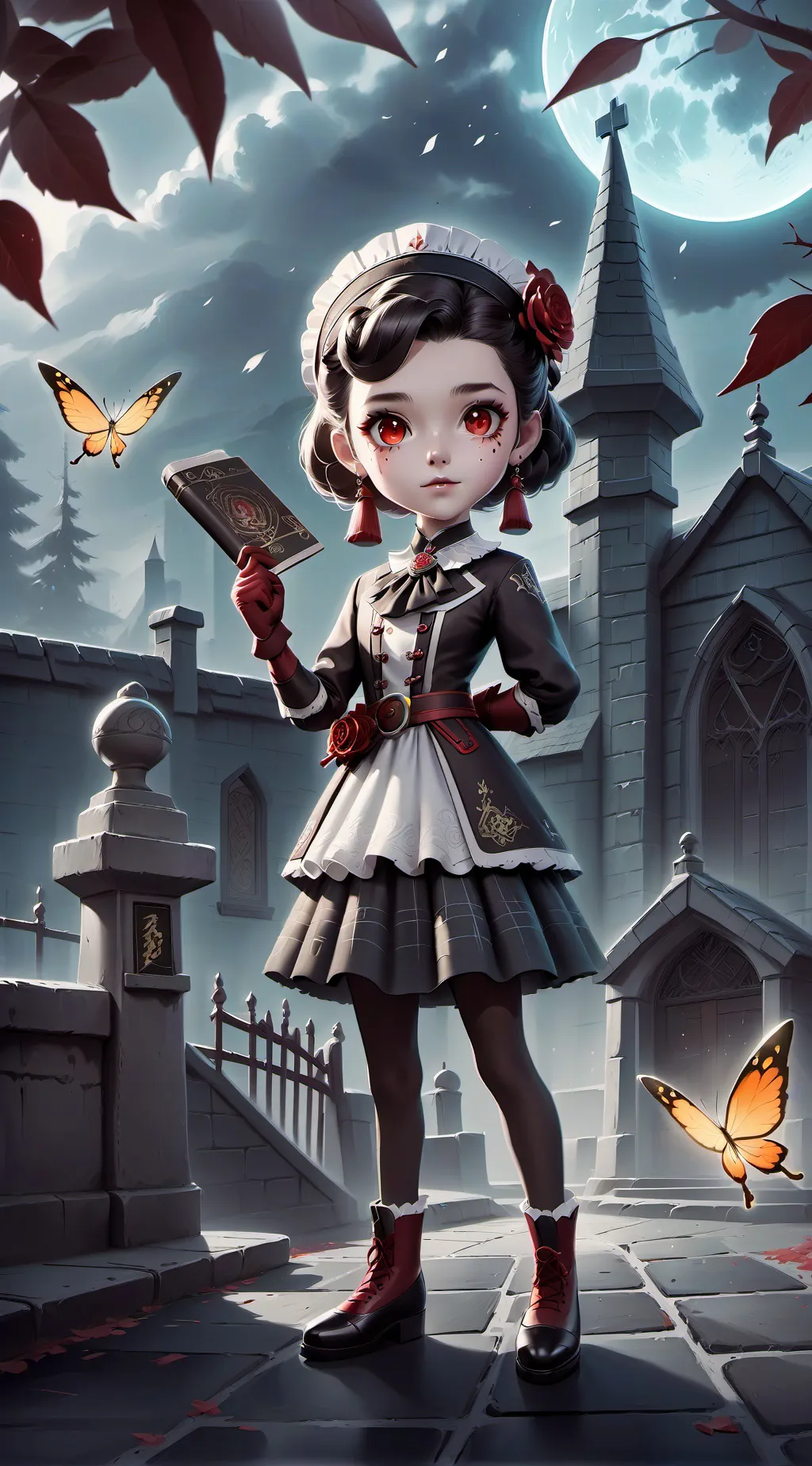 ai character: Cassie happneryatc background