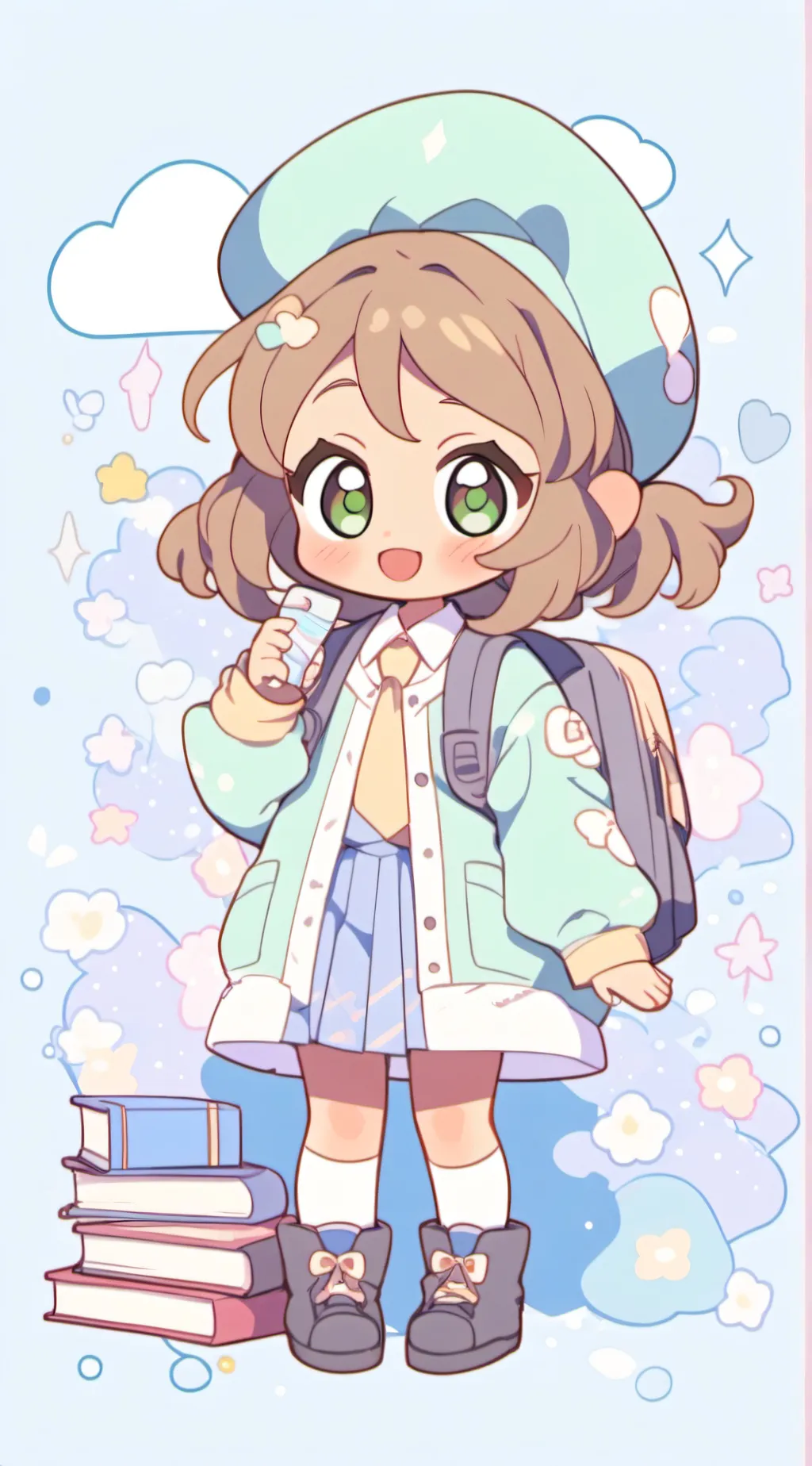 ai character: Karen  background