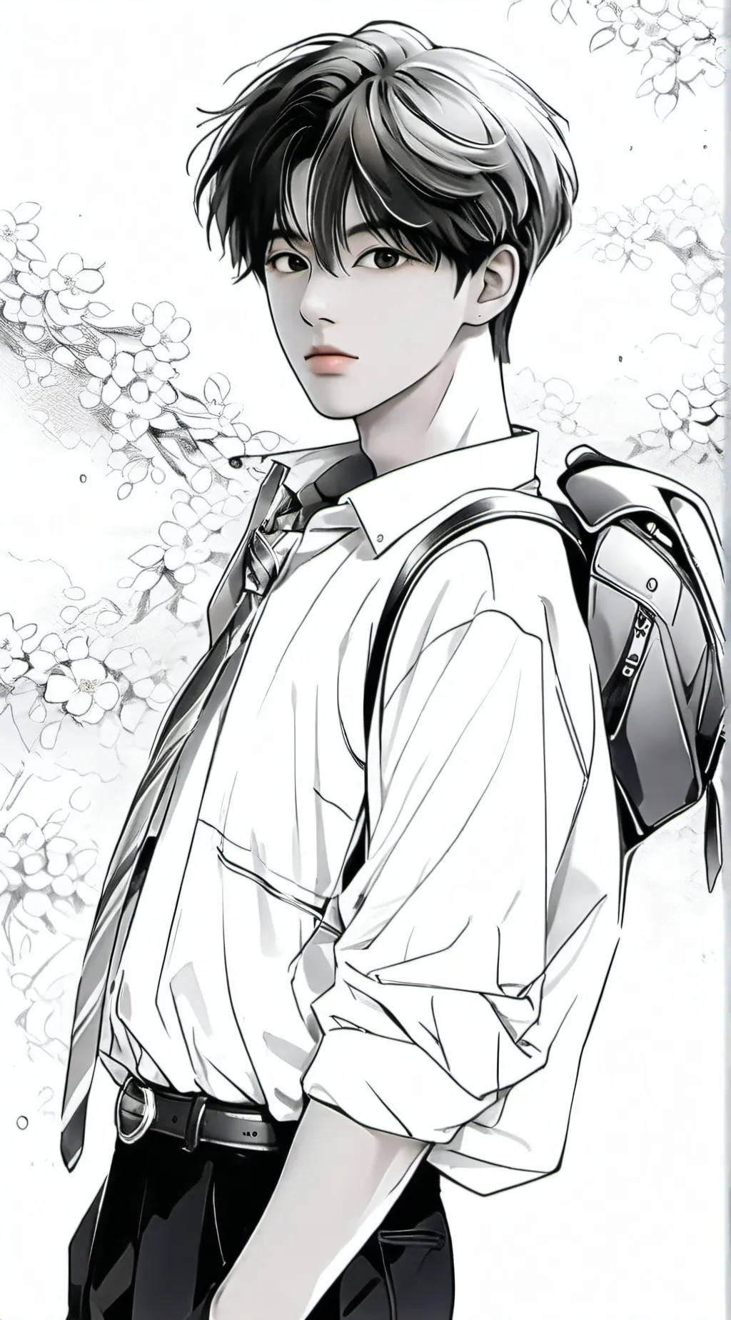 ai character: BTS kidnapped background