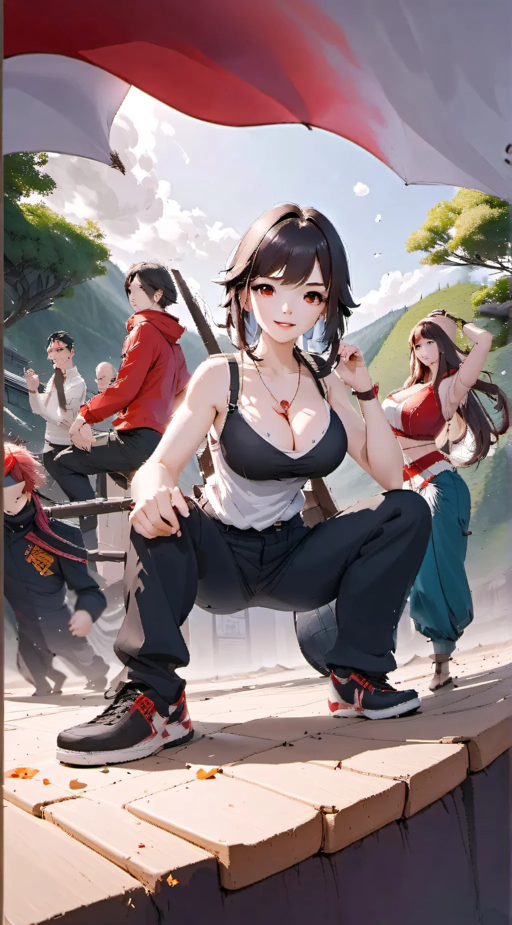 ai character: Lily background