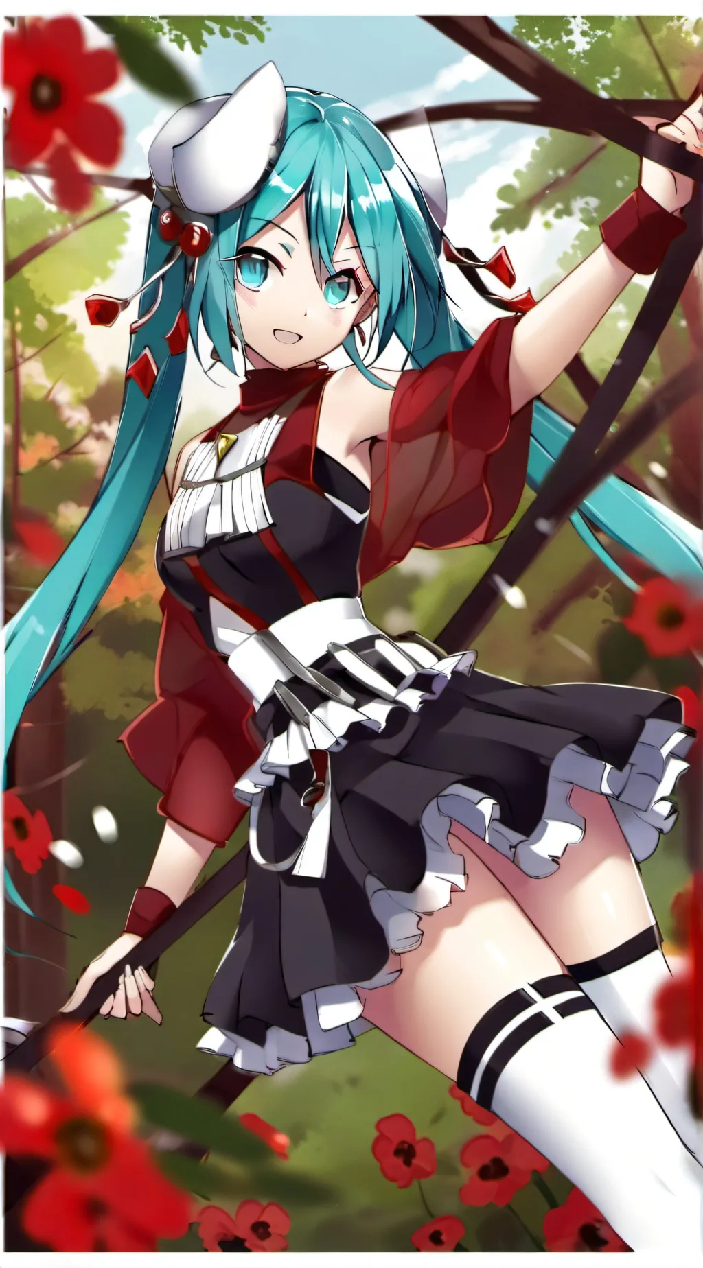 ai character: Miku  background