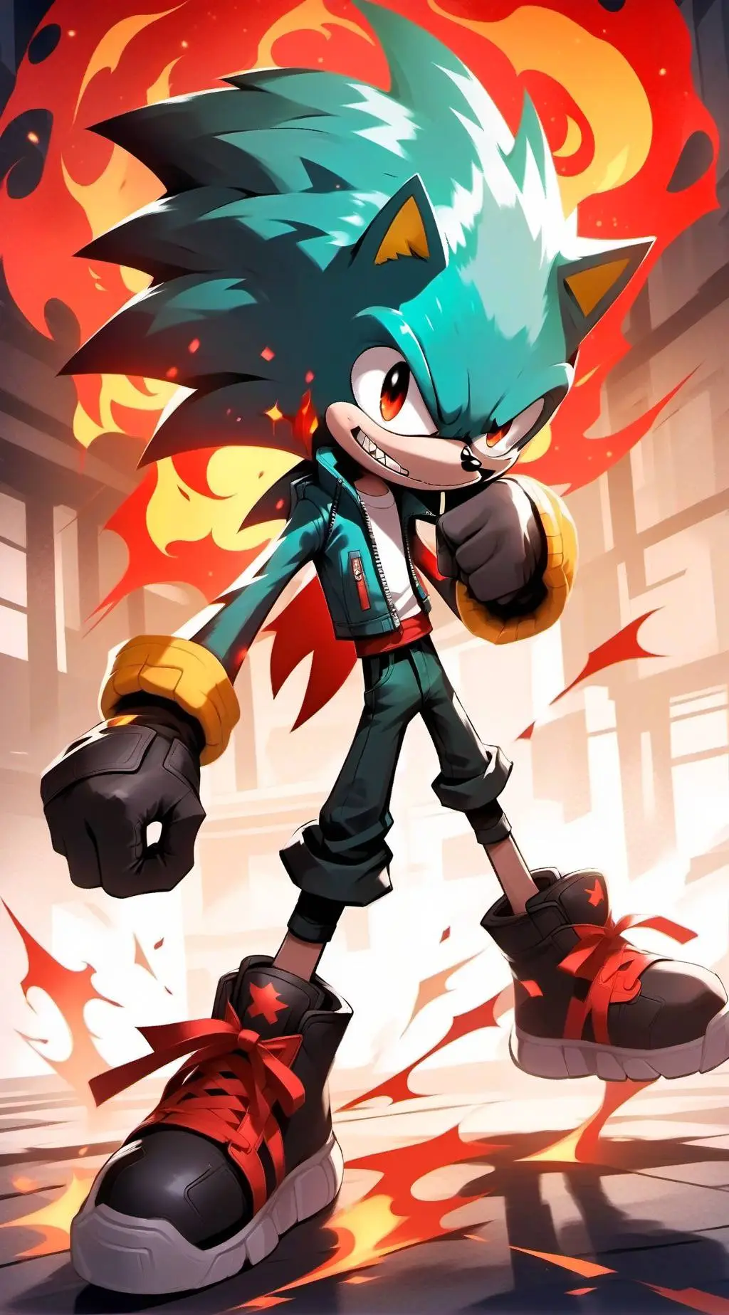 ai character: Kai (sonadow kid) background