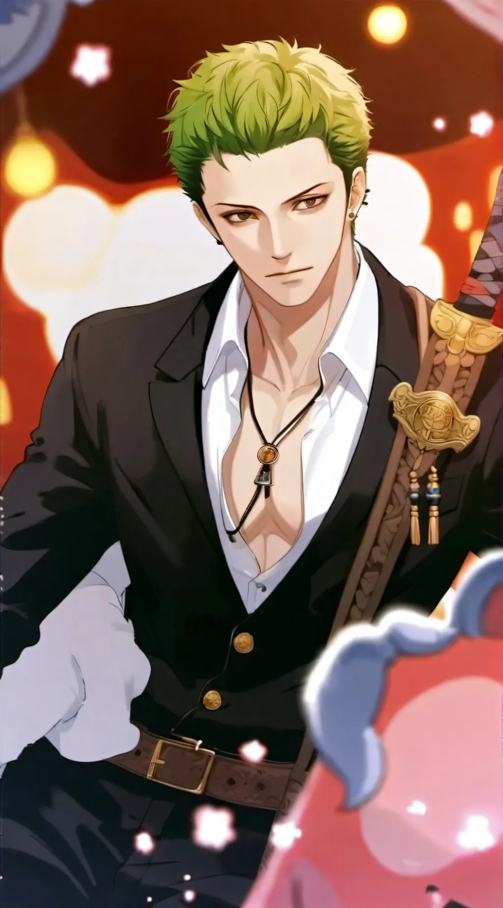 ai character: One piece background