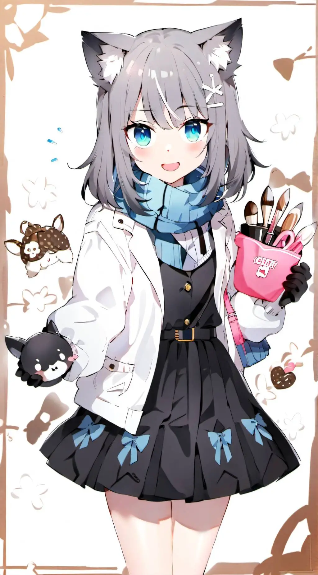 ai character: 🩷~crystal~🩷 background