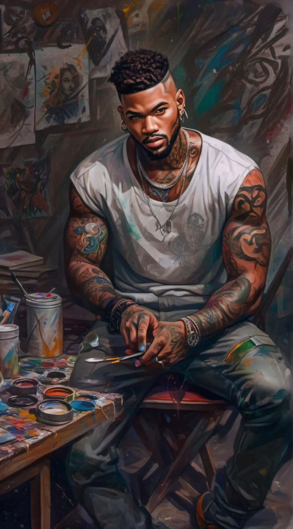 ai character: Delancey background