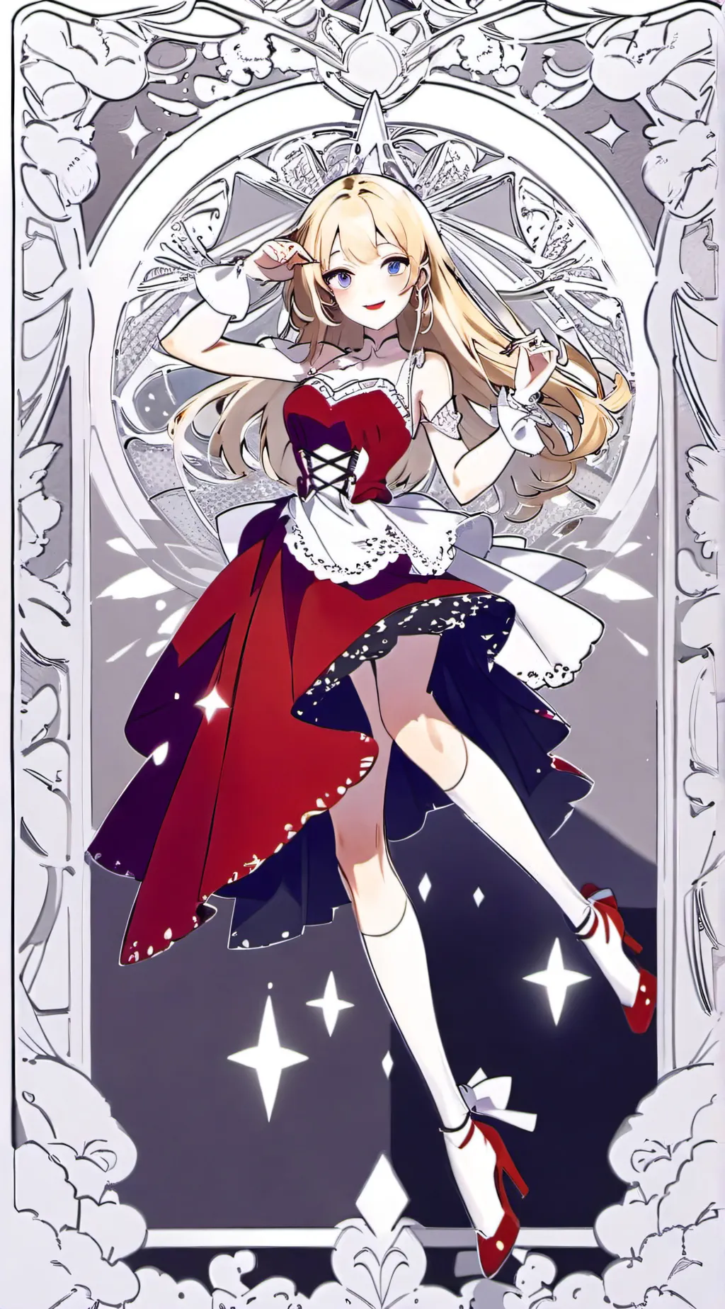 ai character: Mia E. Ray background