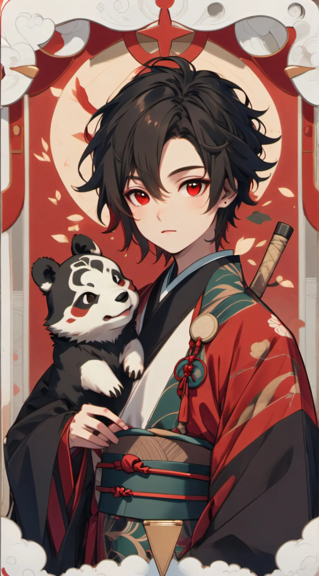 ai character: Demon slayer corps background