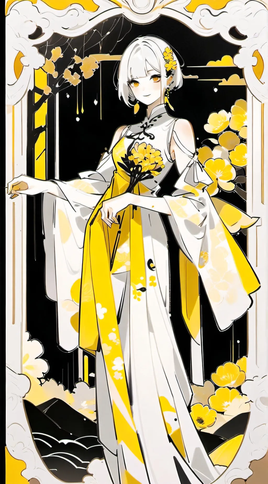 ai character: i will copy you  background