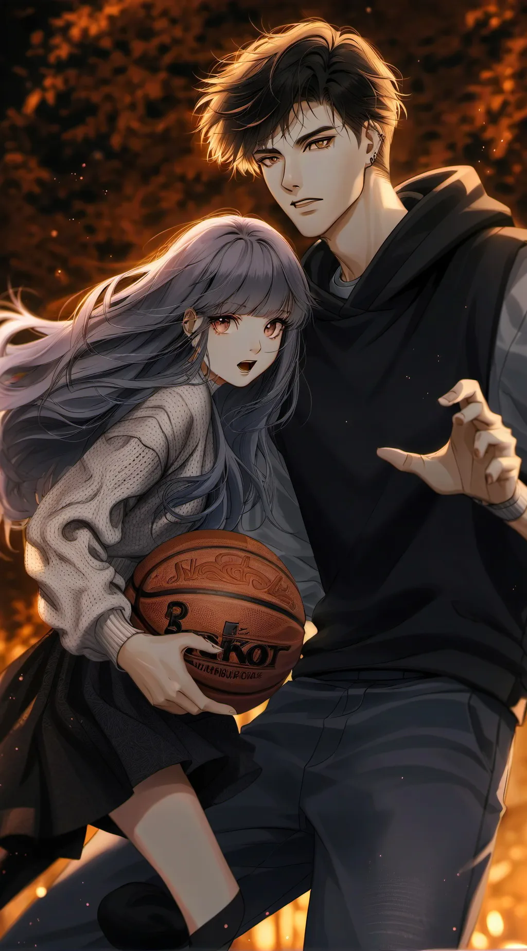 ai character: Mia,Michale,Lila  background