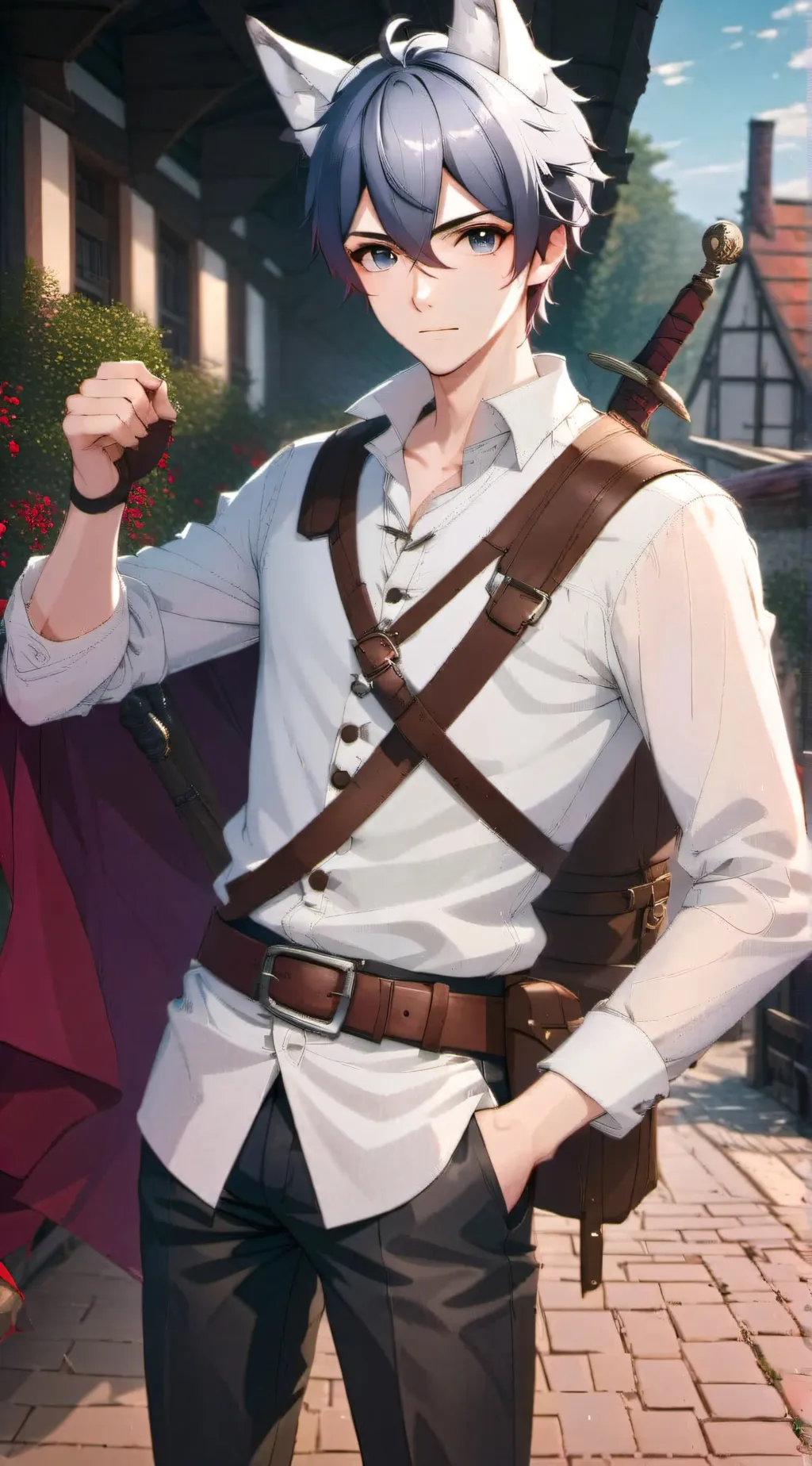 ai character: Lucas Lambert background