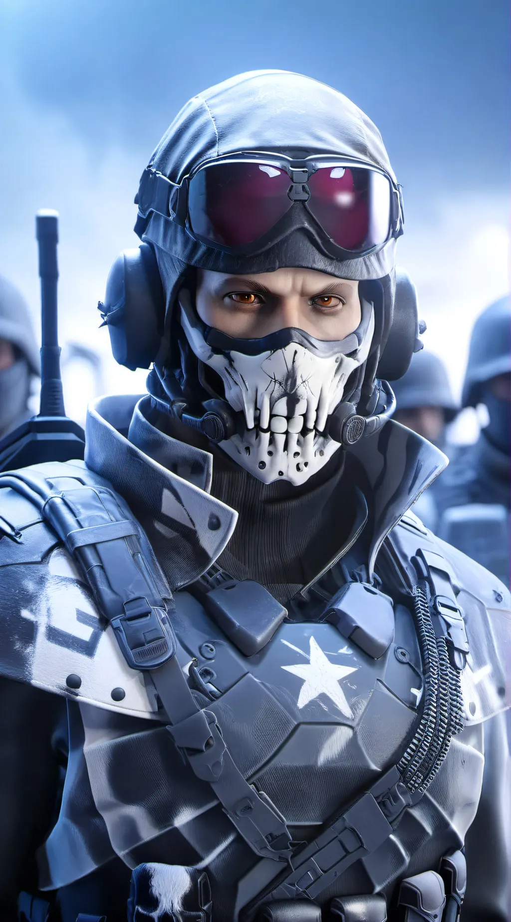 ai character: Simon ghost Riley background