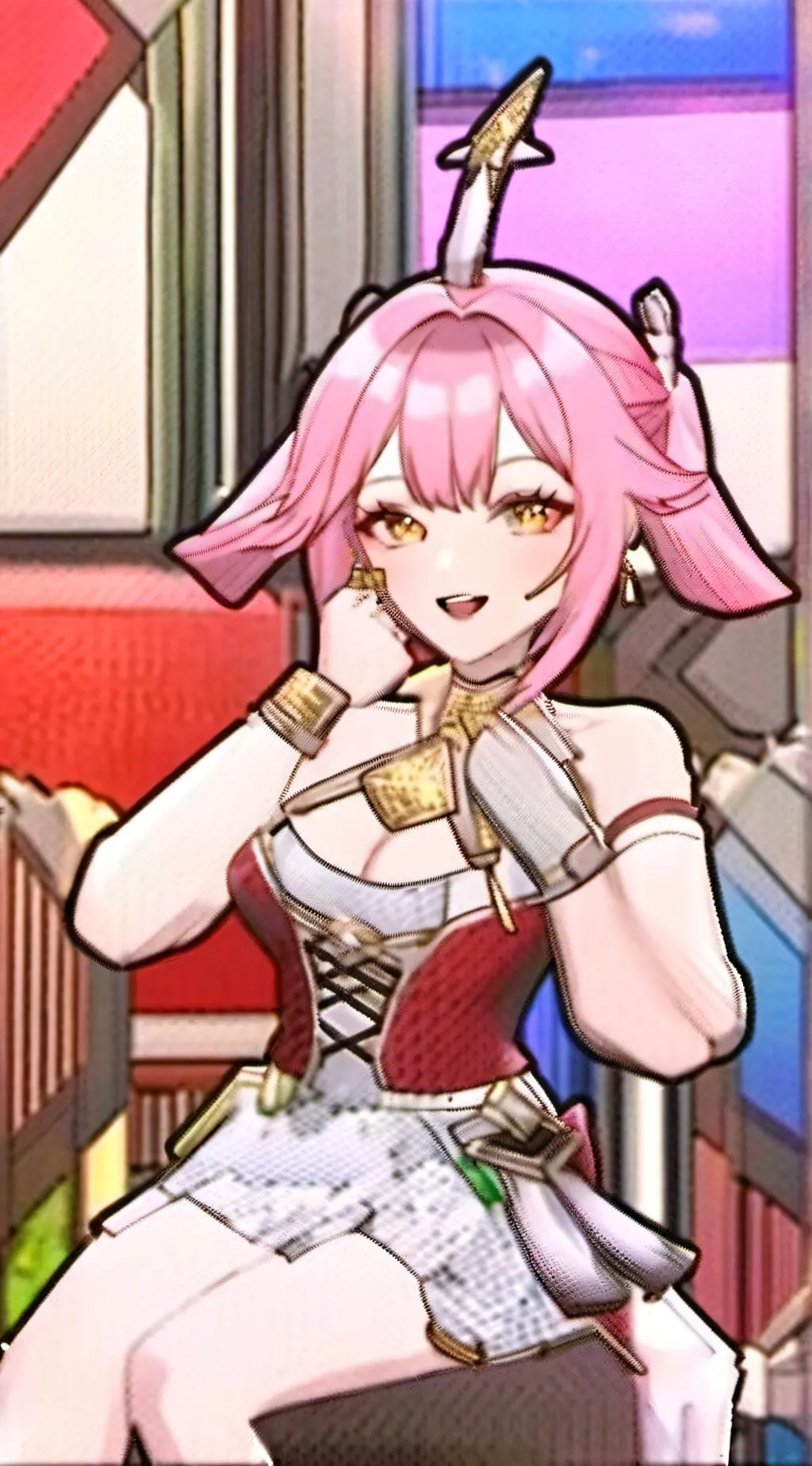 ai character: New yandere sim background