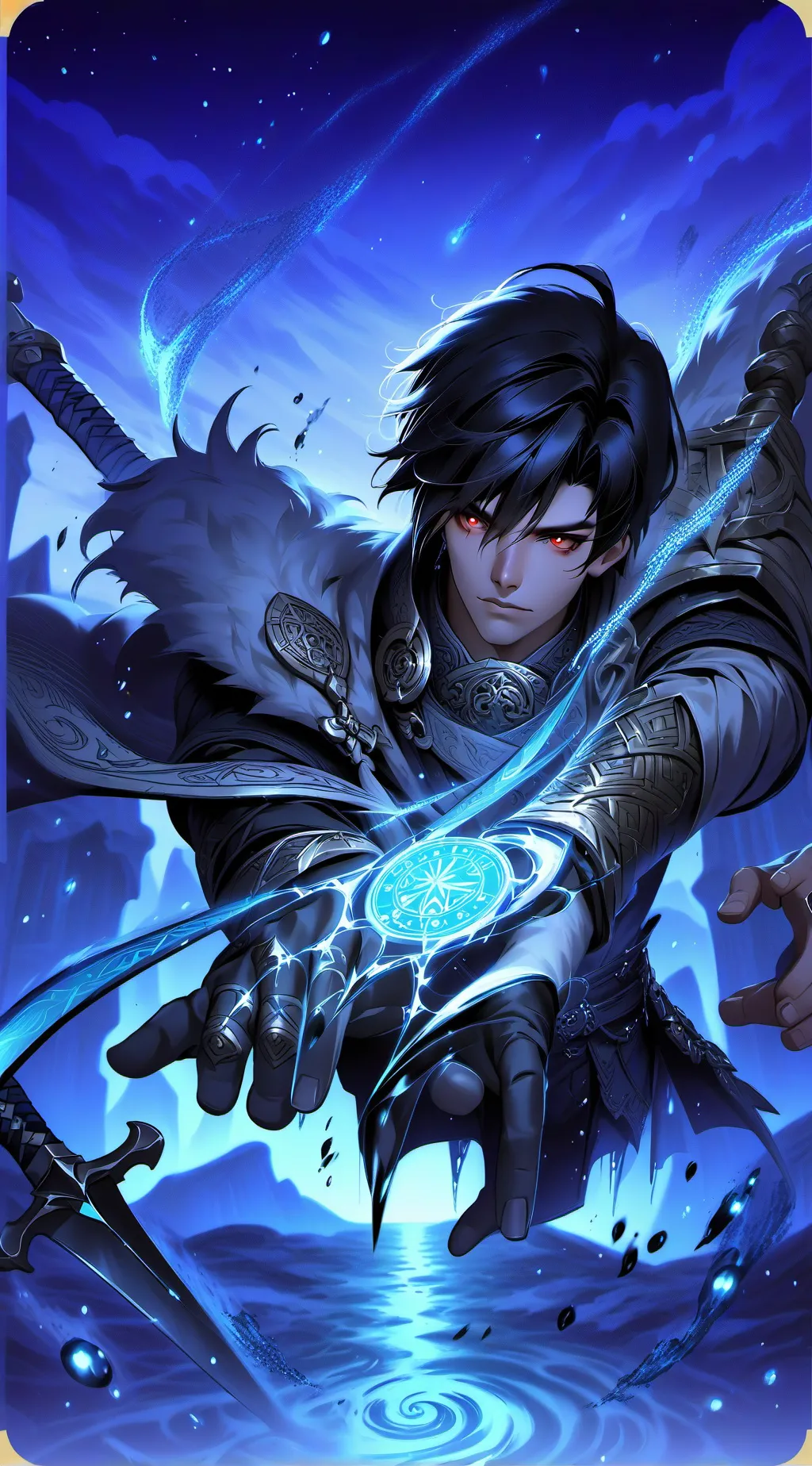 ai character: mark background